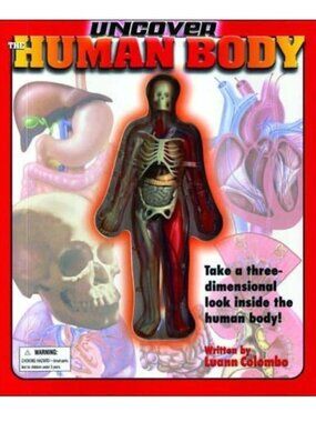 Uncover the Human Body - Hard Cover 3D Book and Model